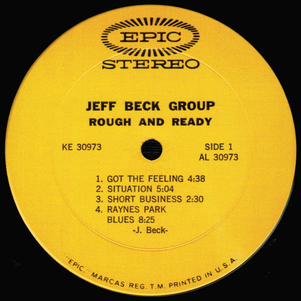 Jeff Beck Group Groovy Coaster - Rough And Ready