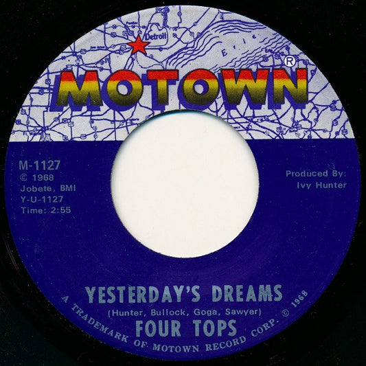 Four Tops Groovy Coaster - Yesterday's Dreams / For Once In My Life