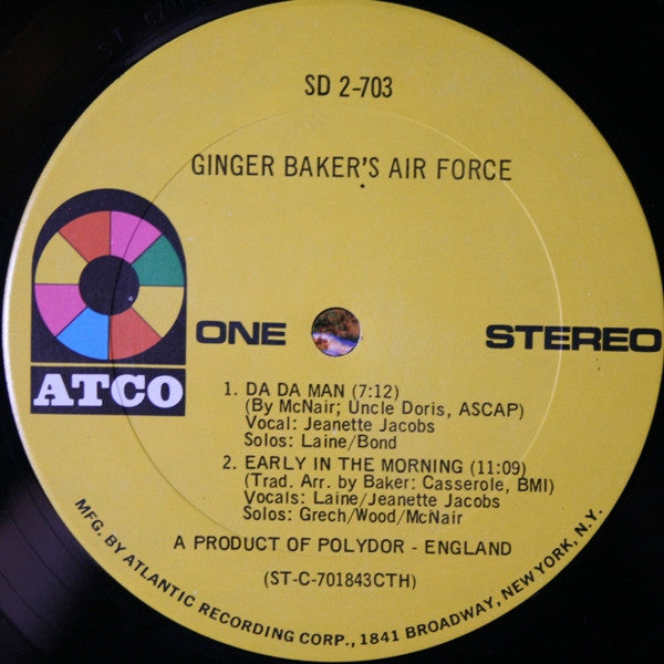 Ginger Baker's Air Force Groovy Coaster - Ginger Baker's Air Force (Side 1)