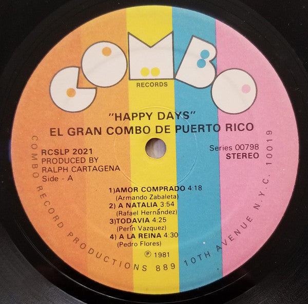 El Gran Combo Groovy Coaster - Happy Days (Side A)