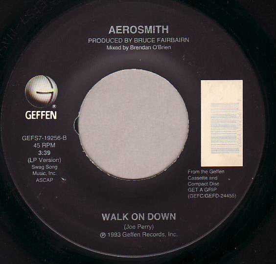 Aerosmith Groovy 45 Coaster - Walk on Down