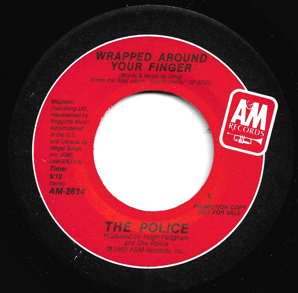 The Police Groovy 45 Coaster - Wrapped Around Your Finger