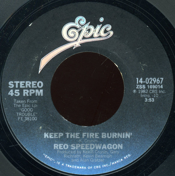 REO Speedwagon Groovy Coaster - Keep The Fire Burnin'