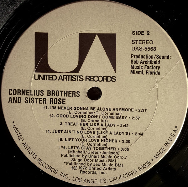 Cornelius Brothers & Sister Rose Groovy Coaster - Cornelius Brothers And Sister Rose (Side 2)