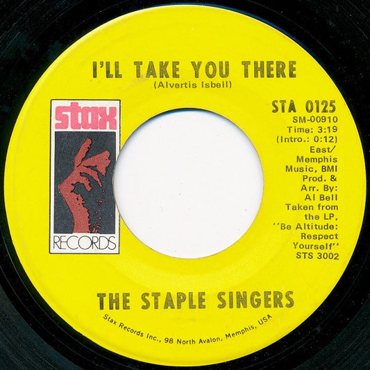 The Staple Singers Groovy 45 Coaster - I'll Take You There