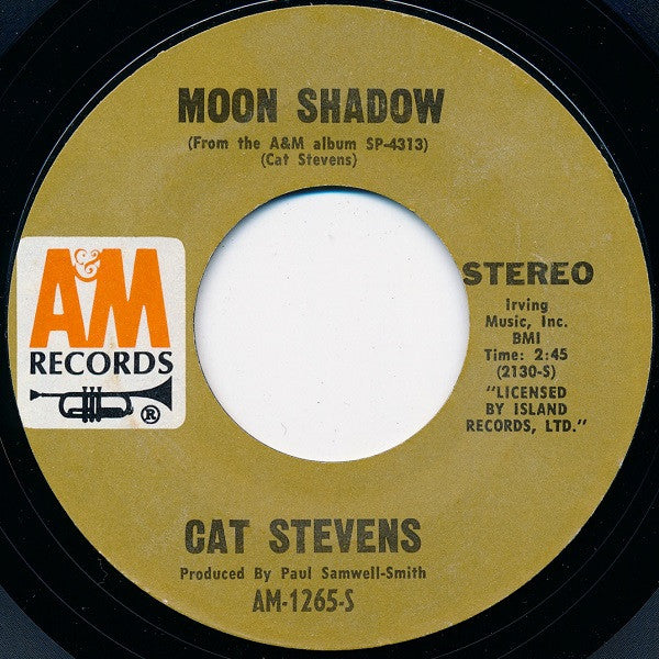 Cat Stevens Groovy 45 Coaster - Moon Shadow