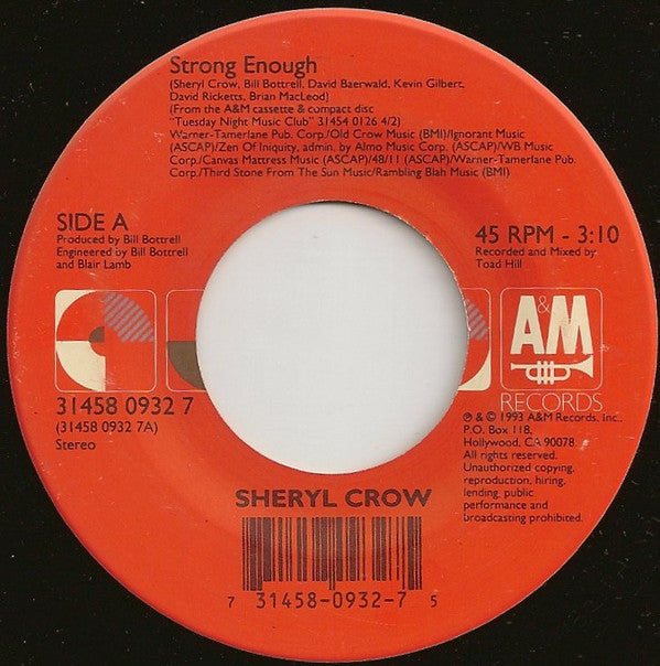 Sheryl Crow Groovy 45 Coaster - Strong Enough