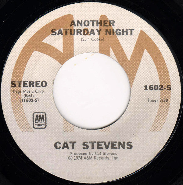 Cat Stevens Groovy 45 Coaster - Another Saturday Night