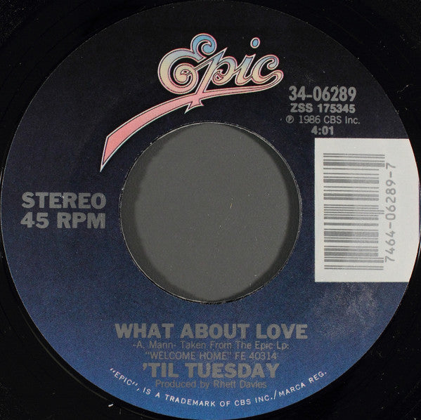 'Til Tuesday Groovy Coaster - What About Love