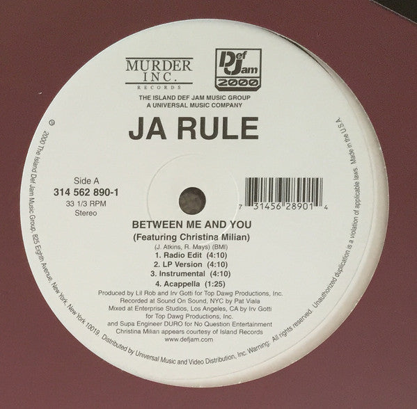 Ja Rule Groovy Coaster - Between Me And You (Side A)