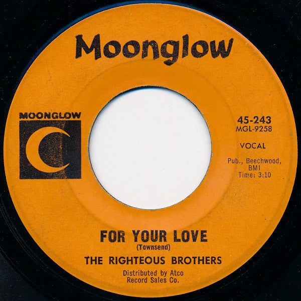 The Righteous Brothers Groovy 45 Coaster - For Your Love