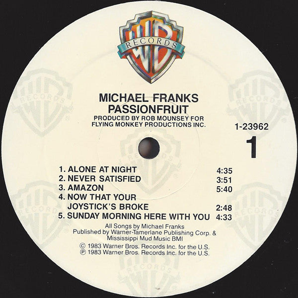 Michael Franks Groovy lp Coaster - Passionfruit