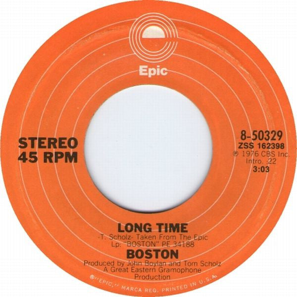 Boston Groovy 45 Coaster - Long Time