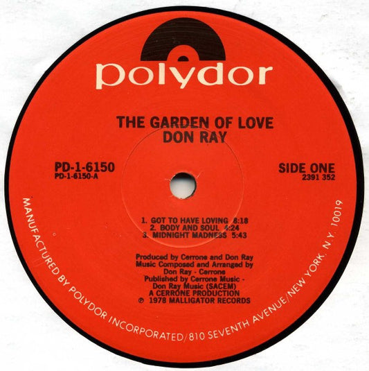 Don Ray Groovy Coaster - The Garden Of Love