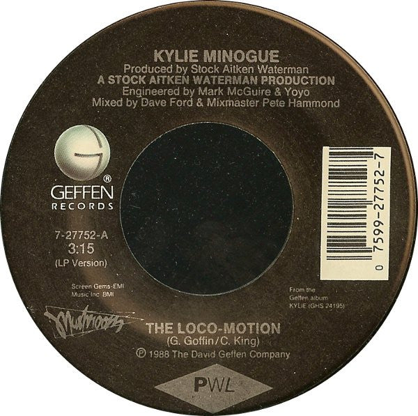 Kylie Minogue Groovy 45 Coaster - The Loco-Motion