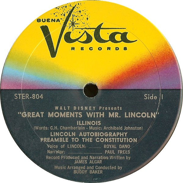 Royal Dano Groovy Coaster - Great Moments With Mr. Lincoln (Side 1)