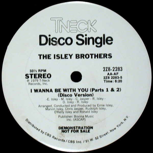 The Isley Brothers Groovy 12" Coaster - I Wanna Be With You