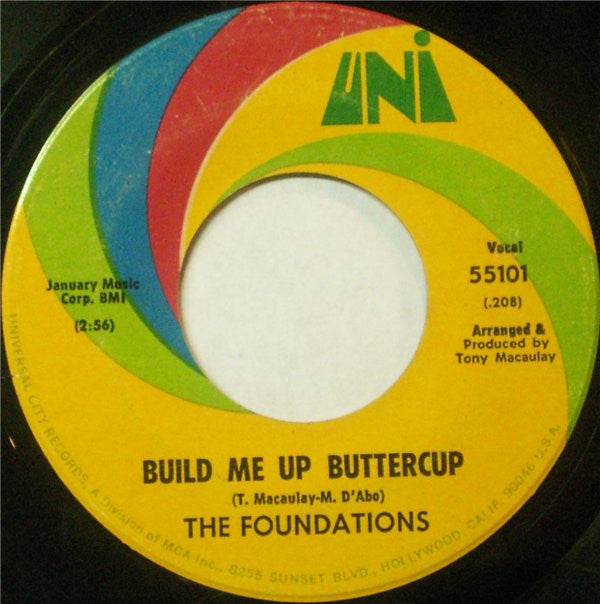 The Foundations Groovy Coaster - Build Me Up Buttercup / New Direction