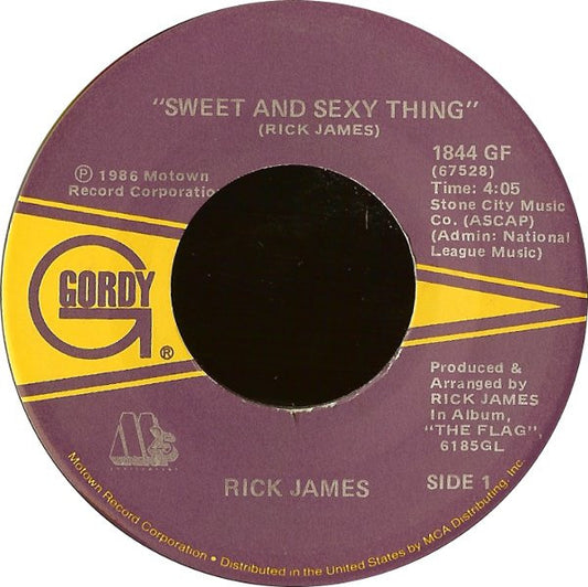 Rick James Groovy Coaster - Sweet And Sexy Thing (Side 1)