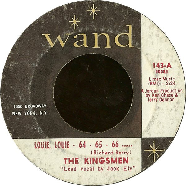 The Kingsmen Groovy Coaster - Louie, Louie - 64 - 65 - 66 .....