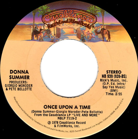 Donna Summer Groovy 45 Coaster - Once Upon A Time