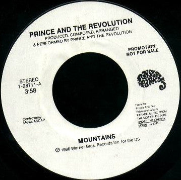 Prince And The Revolution Groovy 45 Coaster - Mountains