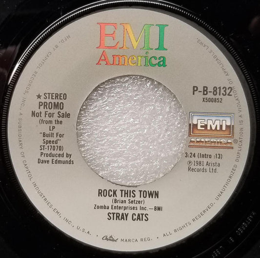 Stray Cats Groovy 45 Coaster - Rock This Town