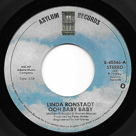 Linda Ronstadt Groovy 45 Coaster - Ooh Baby Baby