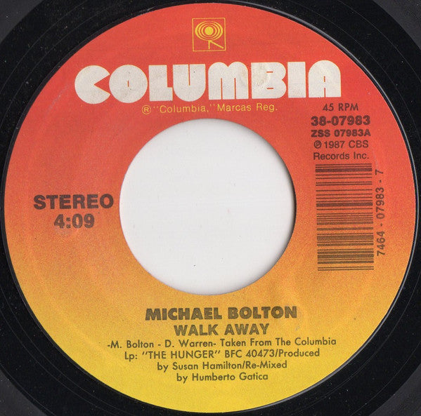 Michael Bolton Groovy 45 Coaster - Walk Away