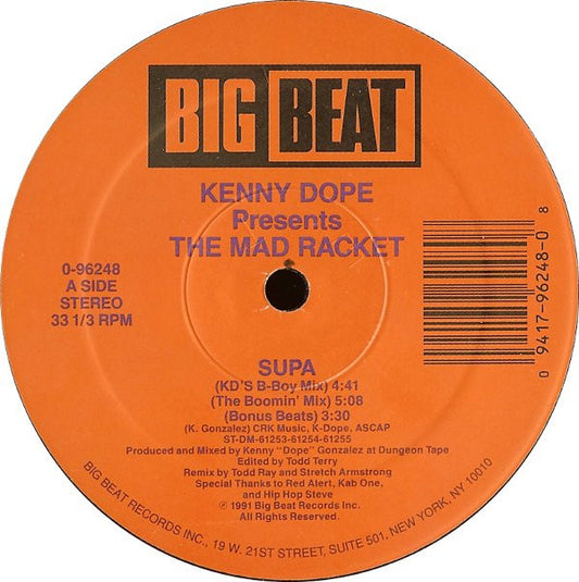 Kenny "Dope" Gonzalez Groovy Coaster - Supa (Side A)