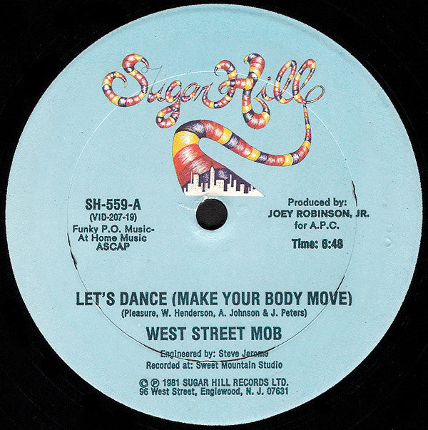 West Street Mob Groovy 12" Coaster - Let's Dance (Make Your Body Move)