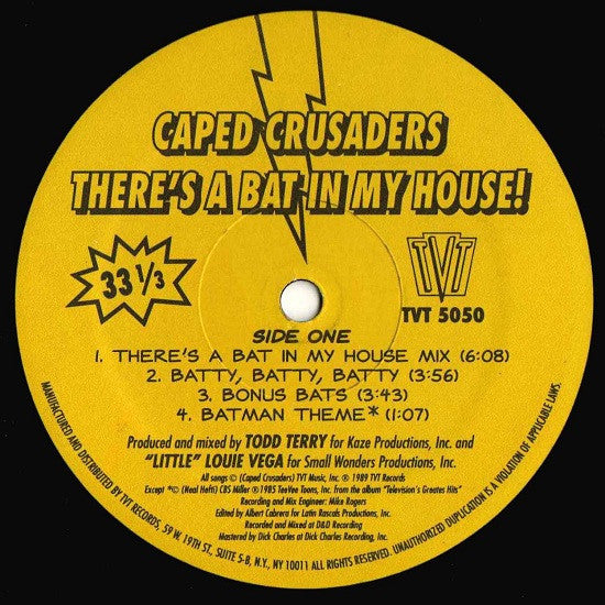 Caped Crusaders Groovy Coaster - There's A Bat In My House!