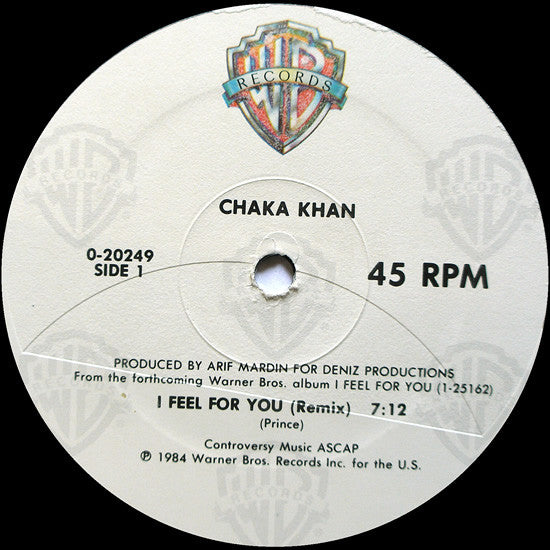 Chaka Khan Groovy 12" Coaster - I Feel For You